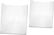 Tofficu 2pcs Hanging File Rack Table Display Stand for Vendors Paper Holder Card Stand Card Organizer Table Card Holder Stand Wall Mount Magazine Holder Menu Stand Card Display Stand