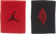 Nike Jordan Jumpman Dri-Fit Wings 2.0 Wristbands Gym Red/Black Pair NWT