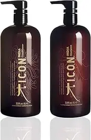 icon india shampoo and conditioner litre duo