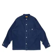 [HUMAN MADE] Denim Stand Collar Shirt