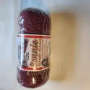 Bonnie Macrame Craft Cord 4mm 100 Yards "Wine" Factory Sealed