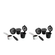 2x 3pc La Cafetiere 11cm Reusable Coffee Pods Capsule Set for Nespresso Machines