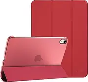 ProCase for iPad 10th Generation Case 2022 iPad 10.9 Inch Case, iPad 10 Case Slim Stand Hard Shell Back Protective Smart Cover for 10.9” iPad 10th Gen 2022 Release -Red