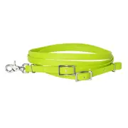 58HS Hilason Western Horse Rein Biothane Leather Lime Green
