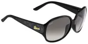 Gucci Women's Black with Gucci Logo / Gray Gradient Sunglasses