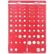 Thread Checker 42 Bolt Size and Thread Gauge Bolt Thread Identifier with 19 S...