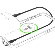 USB C Charger Cable, 2-Pack 1ft 60W Type C Charging Cable, Flat 90-Degree C-P...