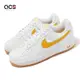 Nike 休閒鞋 Air Force 1 Low Retro QS 男鞋 白 黃 防水 皮革 AF1 FD7039-100