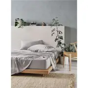 Linen House Tencel King Sheet Set - Silver