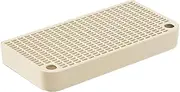 Cat Ramp Litter Box Step, Washable Cat Litter Tray, Double Layered Litters Trapper with Filter Function, Khaki