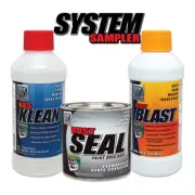 KBS System Sampler Kit Gloss Black Paint Covers 1m² 3 Step Rust Prevention Coati