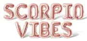 SCORPIO VIBES Letter Balloon Banner - Birthday Party Decorations - Zodiac Sign
