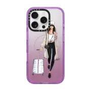iPhone 16 Pro Impact Case MagSafe Compatible Jet Setter, Brunette