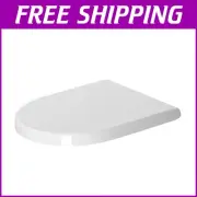 Small Duroplast Toilet Seat in White Alpin with SoftClose - Perfect for Toilets