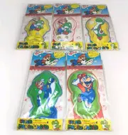 Vintage Super Mario World 5 Bath Toys Tsukuda Japan Nintendo Super Famicom SNES