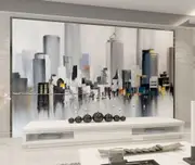 City View Abstract Removable Wall Mural