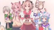 Anime astolfo argail felix kanzaki hideri hime arikawa Playmat Gaming Mat Desk