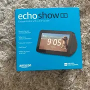 Amazon Echo Show 5 Charcoal Compact Display Smart Speaker W/ Alexa 5.5" Screen