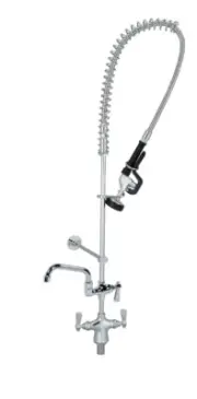 Optiflow Pre-Rinse Assembly, One-Hole Deck Mount, 10" Add-A-Faucet
