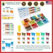 182PCS Car Fuses Assortment Kit Automotive Blade Mini Low Profile Multi-Size