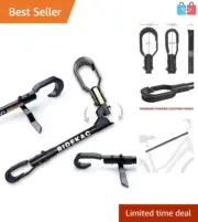 Non-Marking Telescopic Bicycle Cross Bar - Rust-Resistant and Easy Install