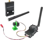2W FPV Wireless Transmitter 2000MW 48CH+Receiver+1000TVL Cam 5.8Ghz Black for RC FPV Racing Drone
