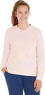[loud + proud] Women's Sweat Strukturmuster, Bio Baumwolle und GOTS Zertifiziert Sweatshirt, rosé, 12, Rosé, 8
