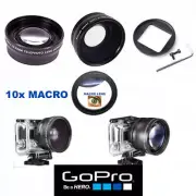 GOPRO HERO5 BLACK WIDE ANGLE LENS+TELEPHOTO ZOOM LENS + 10X MACRO LENS