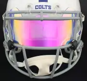INDIANAPOLIS COLTS NFL Football Helmet Visor REVO PRISMATIC Color-Shift