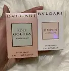 Bvlgari Miniature 2 Piece Perfume Rose Goldea & Omnia Crystalline 5mlx2