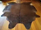 A Beautiful Rich Ochre Red with a light Black Brindling - A Superb Cowhide Rug