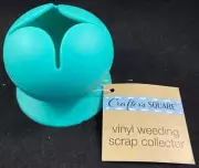 Silicone Suction Cup - Vinyl Weeding Waste/Scrap Collector - Teal