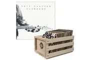 Crosley Record Storage Crate & Eric Clapton Slowhand 35th Anniversary Vinyl Album Bundle