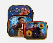 Marvel Doctor Strange 16"Canvas Backpack With Lunch Bag Set. Mochila y lonchera