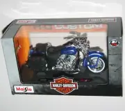Maisto - Harley Davidson 1999 FLSTS Heritage Softail Springer (Blue) Scale 1:18