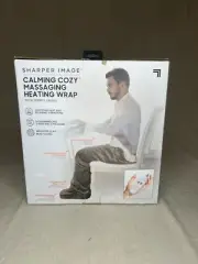 Sharper Image Heat Wrap Calming cozy Sherpa lining 44x28 blanket foot rest