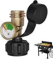 Propane Tank Gauge | Propane Cylinder Pressure Gauge - Pressure Meter Leak Detector for Grilling Patio Camping RV Heater Burner
