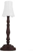 Standing Lamp Vintage Table Lamp Miniature Landscape Light Eye Protection Manual Button Suitable for Dormitory Children's Room Office Bedroom Bedside Bedroom Lamp