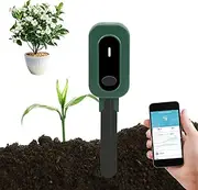 Smart Soil Moisture Meter, 3-in-1 WiFi Plant Sensor with IP67 Waterproof, 150m Range, Works with Tuya for Indoor/Outdoor Plants, Gardening & Farming