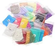 TEHAUX 30 Packets Powder Colorant for Soap Making Blusher Eye Shadow Pearl Powder Paint