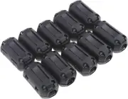 Clip-On Ferrite Ring Core RFI EMI Noise Suppressor Cable Clip for 9 Mm 10Pcs