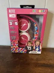 Altec Lansing Kid's Wired Over-Ear Headphones - Pink 3-5