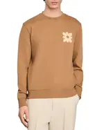 Sandro Sweatshirt With Flower Patch