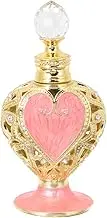 Abaodam Elegant Pink Heart Perfume Bottle by Arabian Style Brand Empty for Oils or Fragrances
