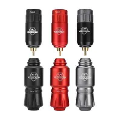 Tattoo Rotary Gun Motor With RCA Socket Rechargeable Tatu Battery Power Makeup