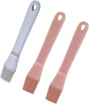 UPKOCH 1set Silicone Baking Brush Heat Resistant Kitchen Oil Brush for Barbecue Pastry for Outdoor Picnics Easy to Clean Convenient Cooking Tool Random Color 3pcs