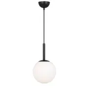 Bailey Black Opal Glass Ball Pendant Light