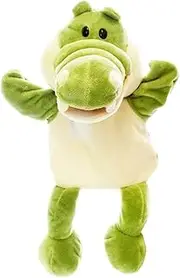 ZXUY Hand Puppet Friends Animal Hand Puppets with Movable Open Mouth/Arm/Legs (Crocodile)