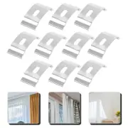 10 Pcs Top-mounted Accessories Venetian Blind Brackets Metal Louver