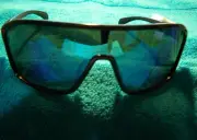 CALCUTTA RAPTOR BLACK FRAME BLUE MIRROR POLARIZED LENS SUNGLASSES NEW FOR 2024